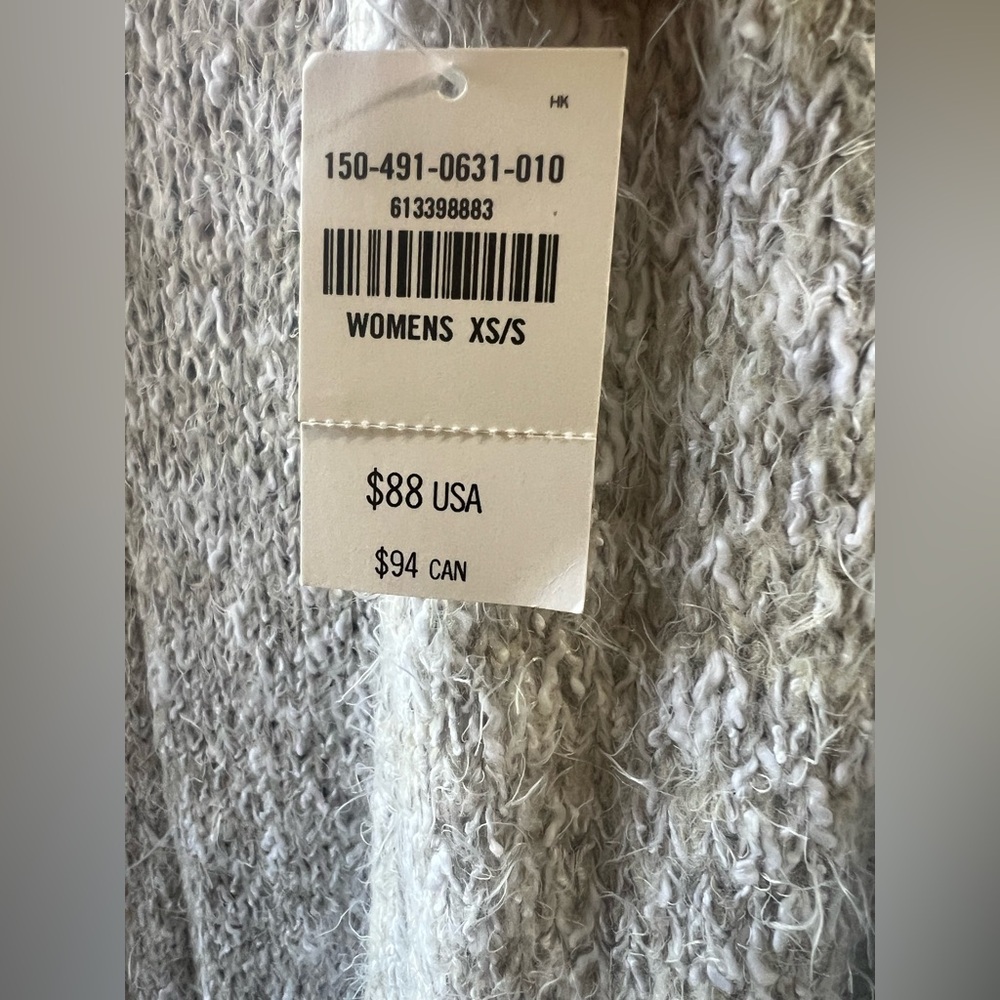 Abercrombie & Fitch Cozy Fringe Hem Sweater cardigan - Picture 3 of 5